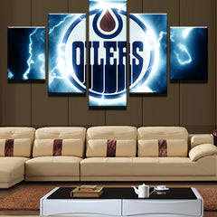 Edmonton Oilers Sports Team Wall Art Decor - CozyArtDecor