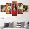 Image of Abstract Classic Guitar Wall Art Canvas Print Decor - CozyArtDecor