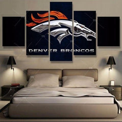 Denver Broncos Canvas Print Wall Art Decor