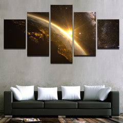 Planet Earth Universe Space Light Wall Decor Art - CozyArtDecor