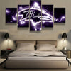 Image of Baltimore Ravens Sports Team Wall Art Decor - CozyArtDecor