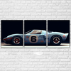 Image of Ford GT40 Sports Car Racing Wall Art Decor - CozyArtDecor