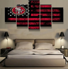 San Francisco 49ers American Wall Art Decor - CozyArtDecor