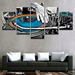 Hand Plate DJ Music Console Instrument Wall Decor Art - CozyArtDecor