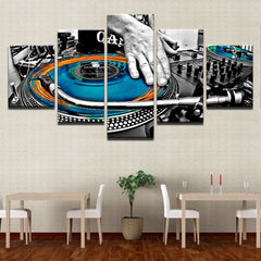 Hand Plate DJ Music Console Instrument Wall Decor Art