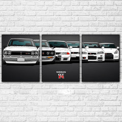 Nissan Skyline GT-R GTR Sports Car Wall Art Decor - CozyArtDecor