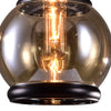Image of Vintage Loft Pendant Light Amber Glass Retro Lamp Home Decor - CozyArtDecor