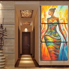 Abstract African Women Wall Decor Art Printing - CozyArtDecor