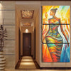 Image of Abstract African Women Wall Decor Art Printing - CozyArtDecor