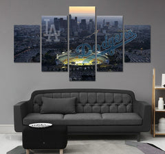 Los Angeles Dodgers Sports Wall Art Canvas Decor - CozyArtDecor