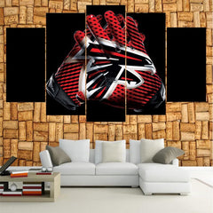 Atlanta Falcons Gloves Wall Art Decor - CozyArtDecor