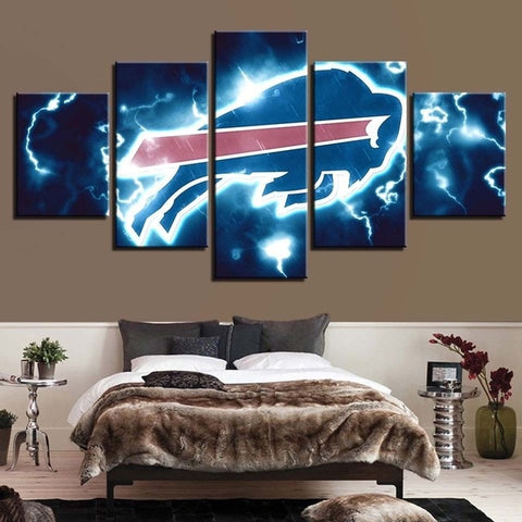 Buffalo Bills Sports Wall Art Canvas Decor - CozyArtDecor