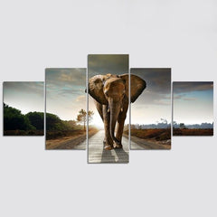 Journey Of The Africa Elephant Wall Art Decor - CozyArtDecor