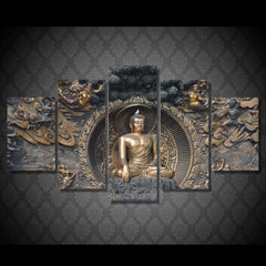 Buddha Statue Meditation Wall Art Decor - CozyArtDecor