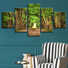 Green Tree Forest Natural Landscape Wall Decor Art