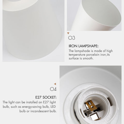 Wooden Wall Lights Sconce Modern Lamp Steering Head E27 Home Decor - CozyArtDecor