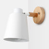 Image of Wooden Wall Lights Sconce Modern Lamp Steering Head E27 Home Decor - CozyArtDecor
