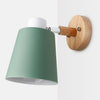 Image of Wooden Wall Lights Sconce Modern Lamp Steering Head E27 Home Decor - CozyArtDecor