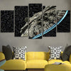 Image of Star Wars Destroyer Millennium Falcon Wall Art Decor - CozyArtDecor