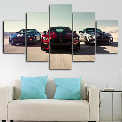 2020 Ford Mustang Shelby GT500 Wall Art Decor Canvas Printing