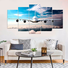 Airplane Aircraft Vintage Aviation Wall Art Decor Canvas Printing
