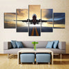 Image of Airplane Landing Wall Art Decor Canvas Printing