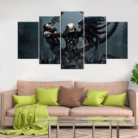 Alien vs Predator Wall Art Decor Canvas Printing