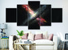 Image of Amazing Black Hole Space Wall Art Decor Canvas Printing