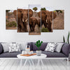 Image of Animals Еlephant Wildlife Wall Art Decor Canvas Printing