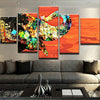 Image of Artistic Elephant Wall Art Decor Canvas Printing