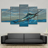 Image of Atlantic Sailfish Blue Marlin Fish Wall Art Decor Canvas Printing