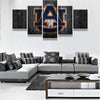 Image of Auburn Tigers Barnwood Wall Art Decor Canvas Printing