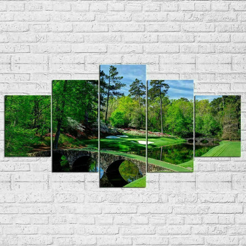 Augusta Masters Golf Course Nature Wall Art Decor Canvas Printing