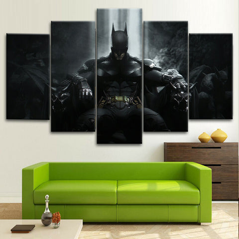 Batman Throne The Dark Knight Wall Art Decor Canvas Printing