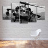 Image of Black Hawk Helicopter Wall Art Decor Canvas Printing