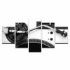 Image of Black and White Music Turntable Wall Art Decor Canvas Printing