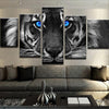 Image of Blue Eyed Giant Tiger Wall Art Decor Canvas Printing