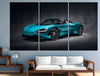 Image of Blue McLaren Super Car Wall Art Decor Canvas Printing