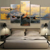 Image of Boeing B-17 Flying Fortress Wall Art Decor Canvas Printing
