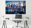 Image of Brooklyn Bridge City View Wall Art Canvas Printing Decor-1Panel