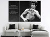 Image of Bruce Lee Kung Fu Motivation Wall Art Decor Canvas Printing