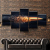 Image of Bullet Explosion Wall Art Decor Canvas Printing