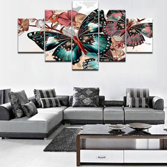 Butterfly Colorful Wall Art Decor Canvas Printing