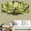 Image of Cannabis Bud Plant Wall Art Decor Canvas Printing