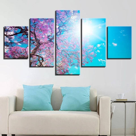 Cherry Blossoms Wall Art Decor Canvas Printing