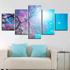 Image of Cherry Blossoms Wall Art Decor Canvas Printing