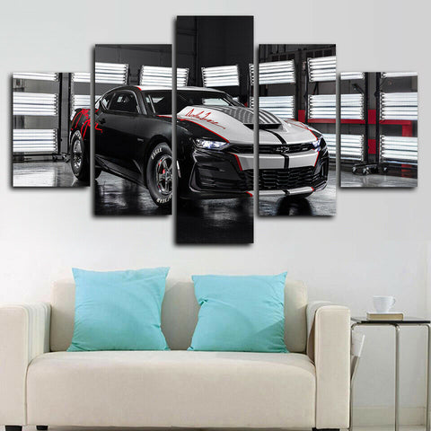 Chevrolet COPO Camaro John Force Edition Wall Art Decor Canvas Printing