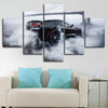 Image of Chevrolet Corvette Burnout Car Wall Art Decor Canvas Printing