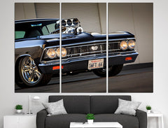 Chevrolet Retro Classic Car Wall Art Decor Canvas Printing