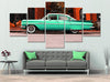 Image of Chevy Bel Air Vintage Car Wall Art Decor Canvas Printing
